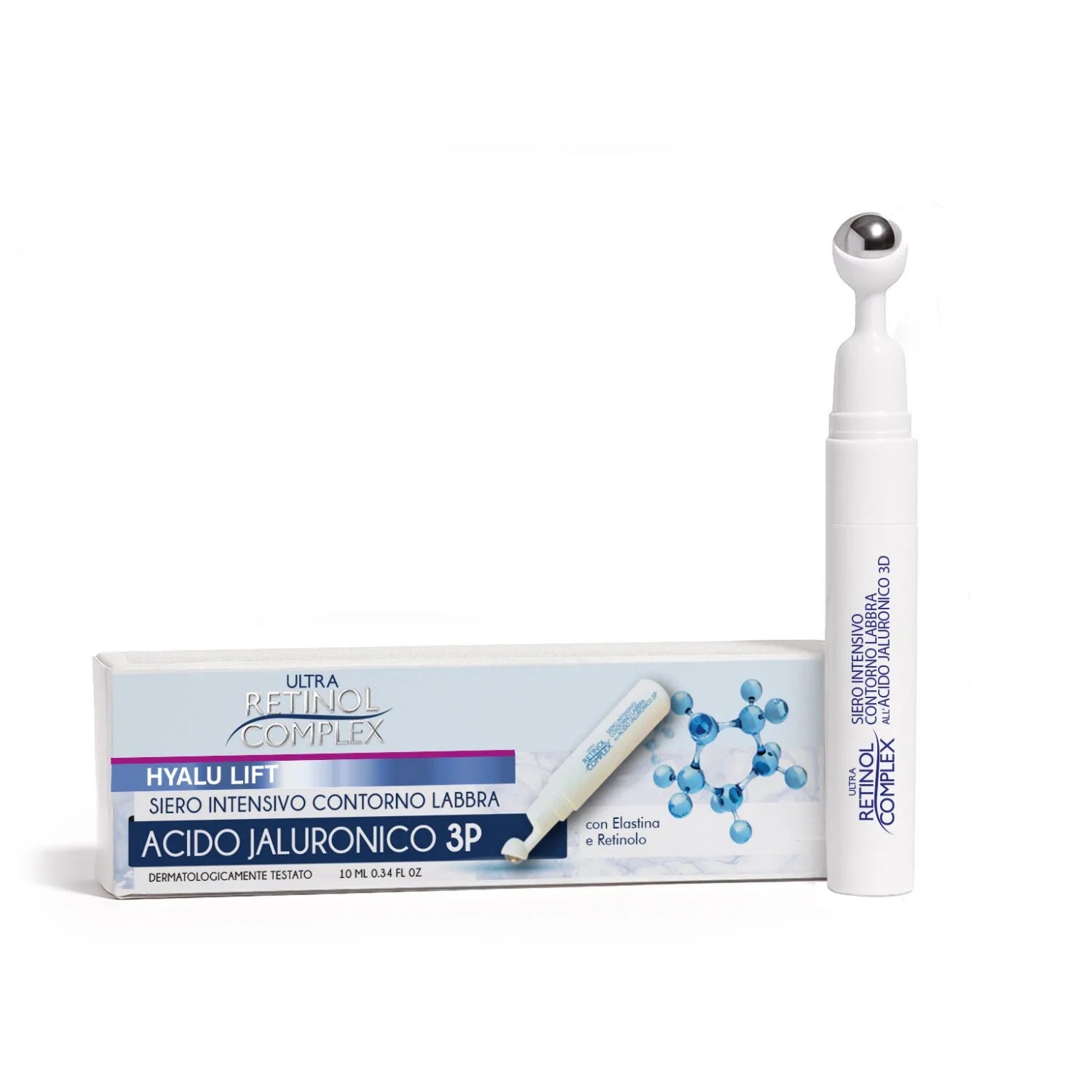 Siero intensivo labbra acido Jaluronico 10ml ROLL ON