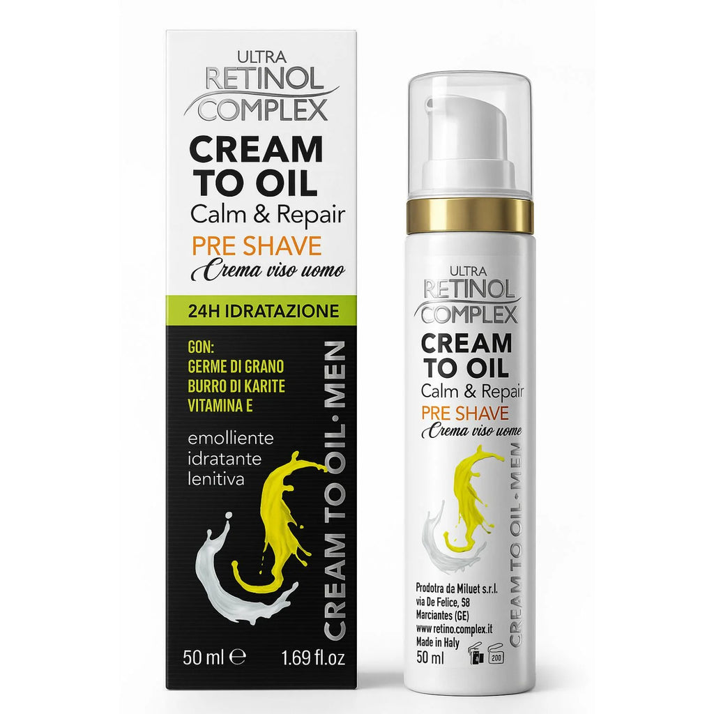 CREMA VISO UOMO DOPO BARBA CREAM TO OIL 50ml
