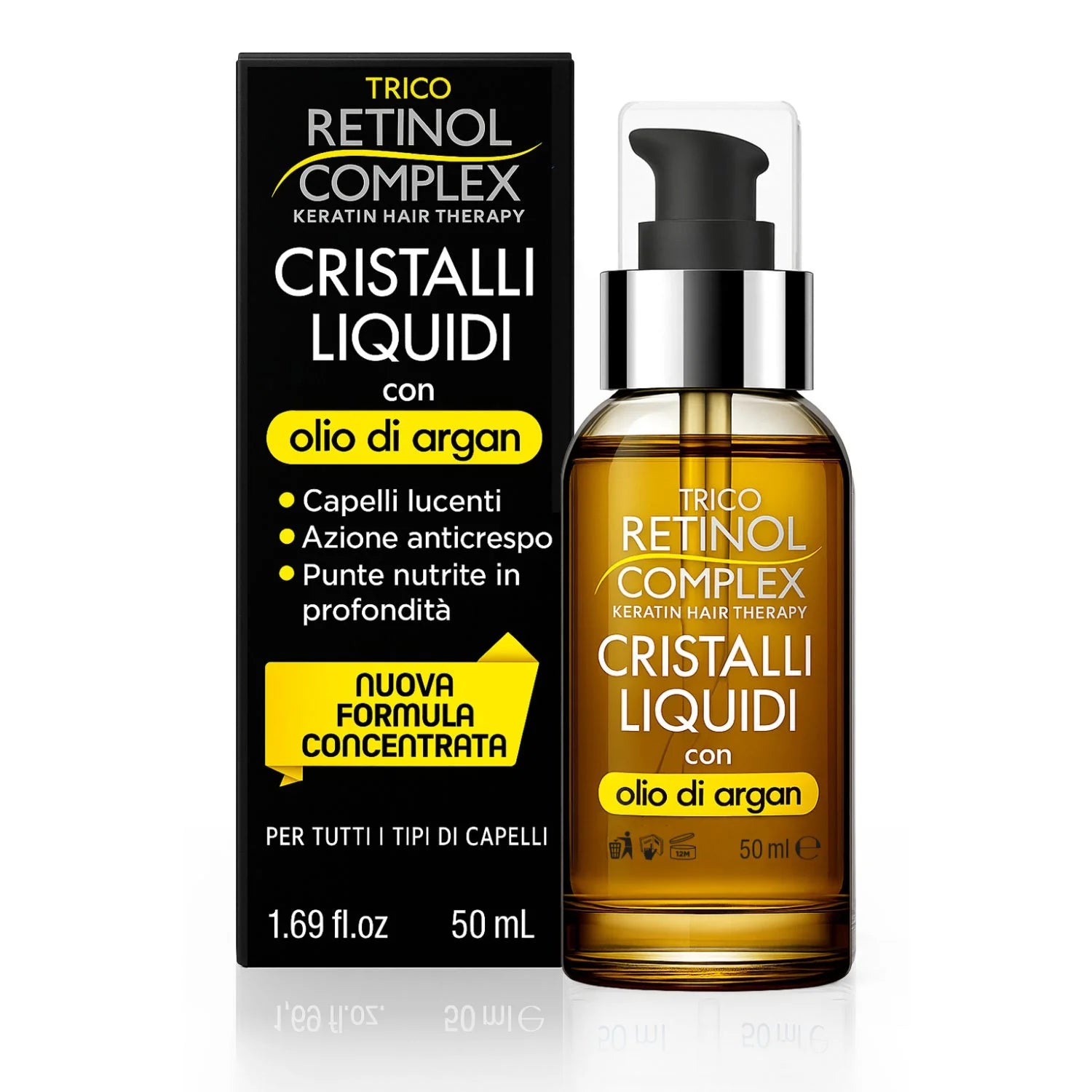 CRISTALLI LIQUIDI CON OLIO DI ARGAN 50ml