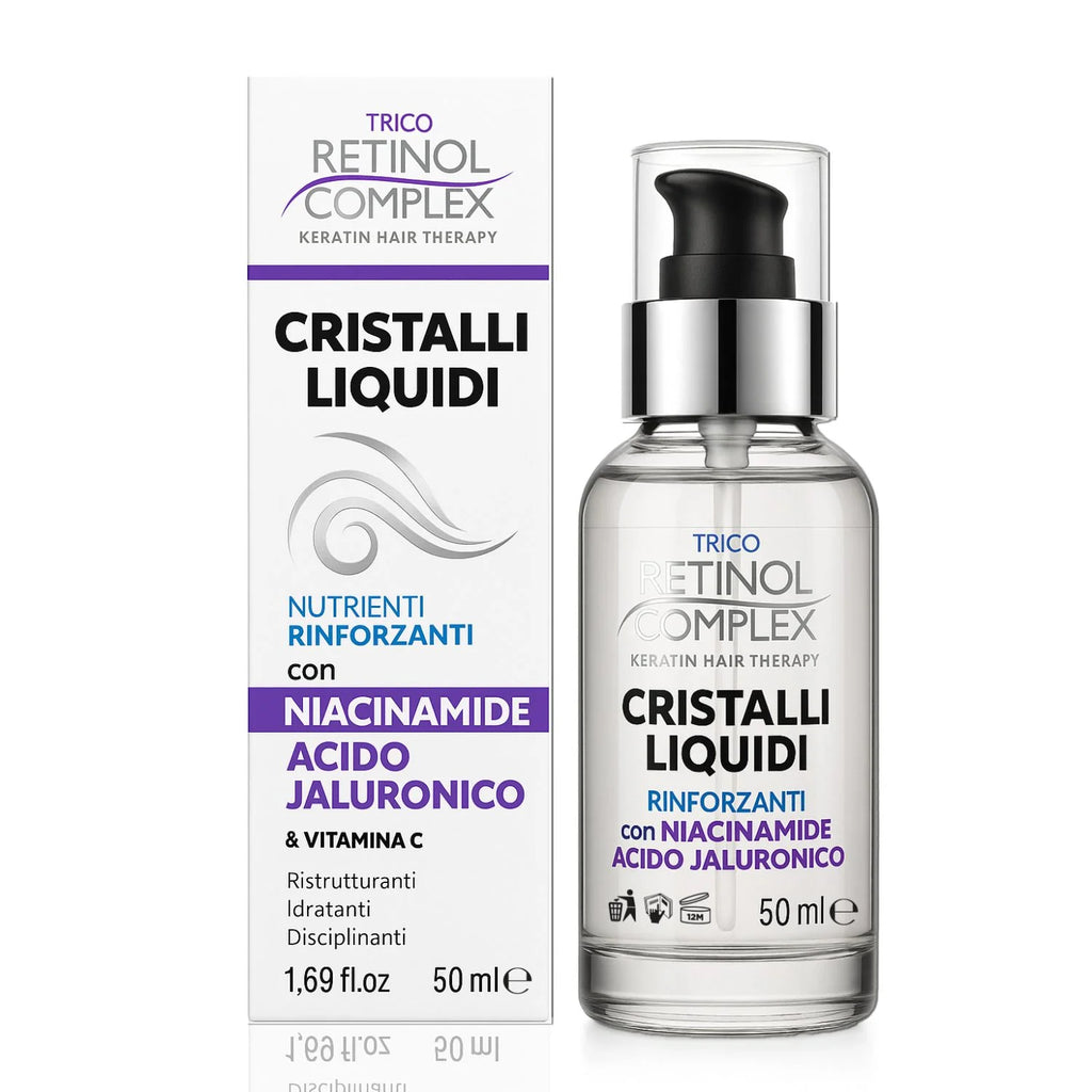 CRISTALLI LIQUIDI CON NIACINAMIDE E ACIDO JALURONICO 50ml