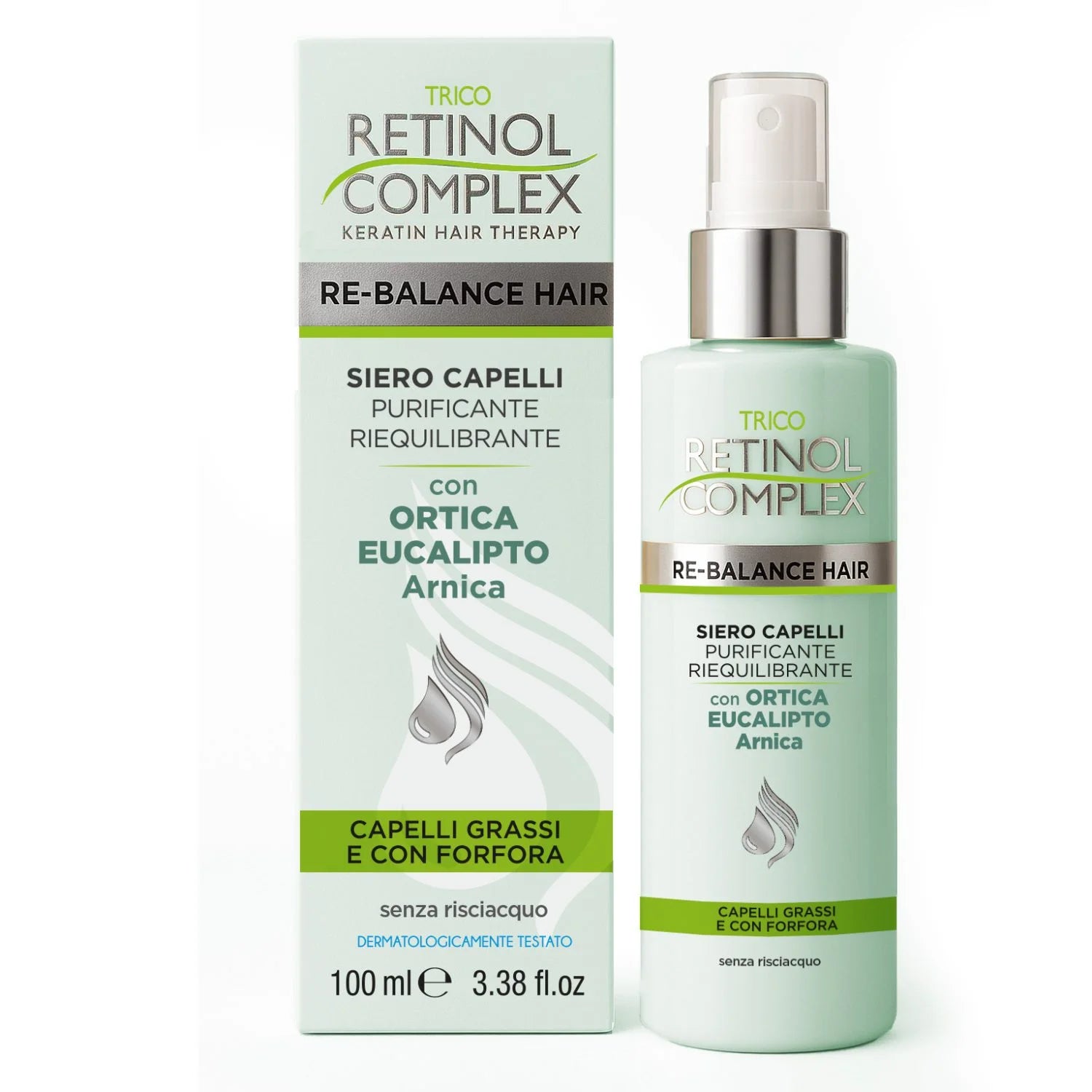 SIERO CAPELLI GRASSI E CON FORFORA 100ml
