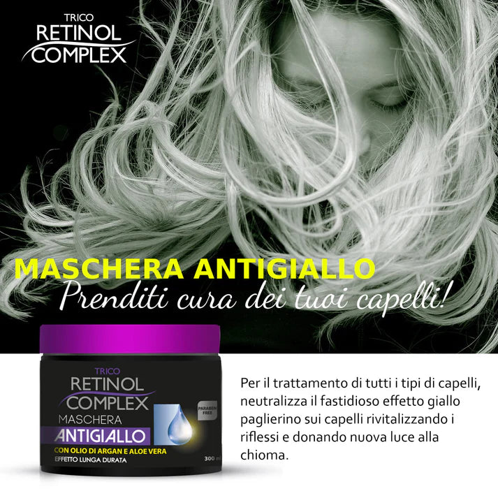Maschera capelli Antigiallo 500ml