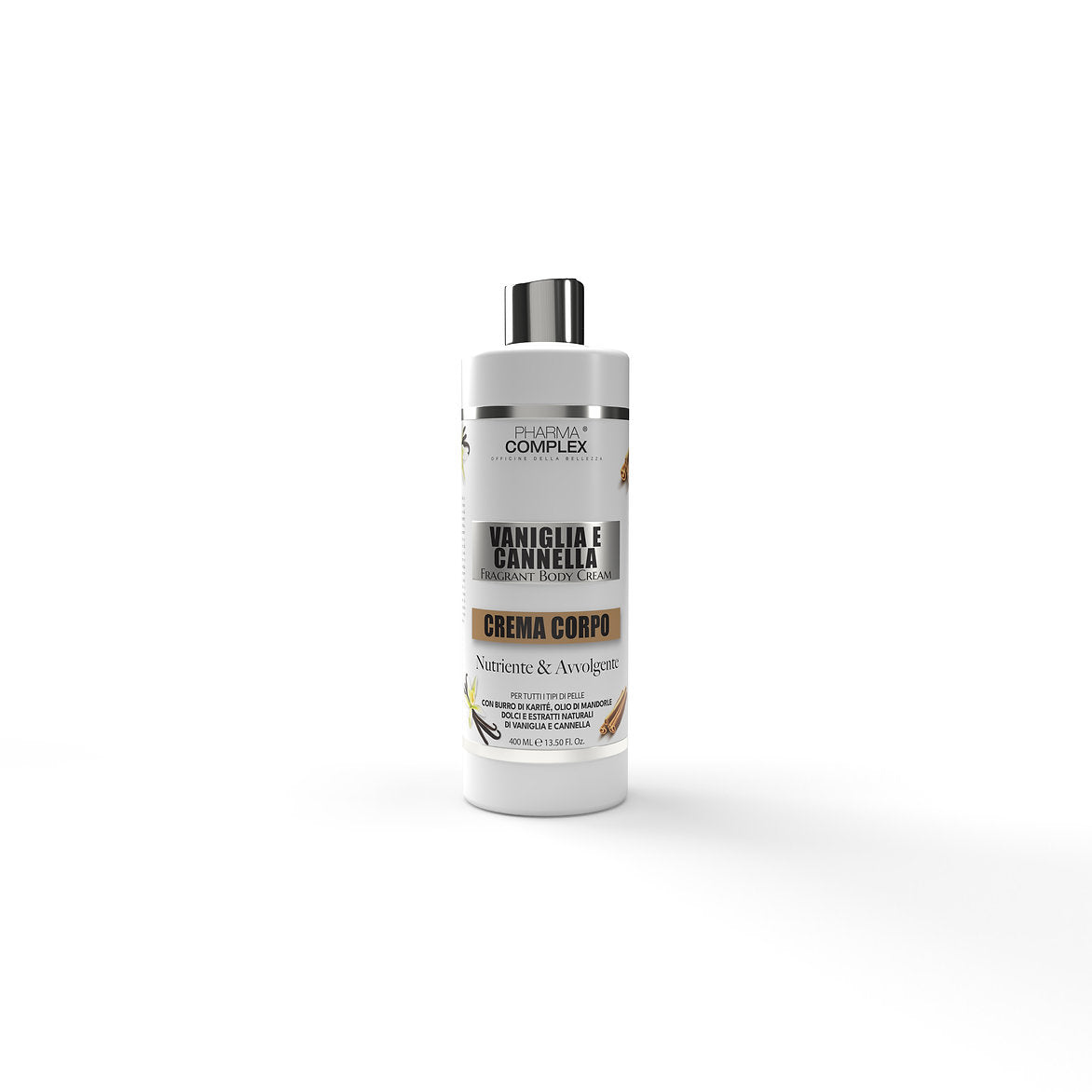 CREMA CORPO VANIGLIA E CANNELLA 400 ml