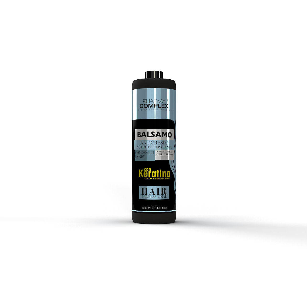BALSAMO ANTICRESPO NUTRITIVO LISCIANTE PER CAPELLI CRESPI CON KERATINA