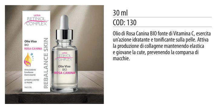 OLIO VISO ROSA CANINA BIO 30ml