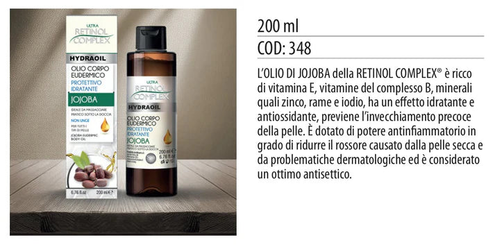 OLIO CORPO EUDERMICO JOJOBA 200ml