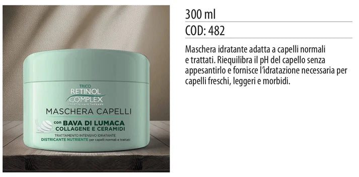 MASCHERA LINEA IDRATANTE BAVA 300ml