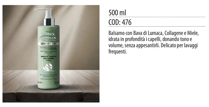 CONDITIONER IDRATANTE CON BAVA DI LUMACA 500ml