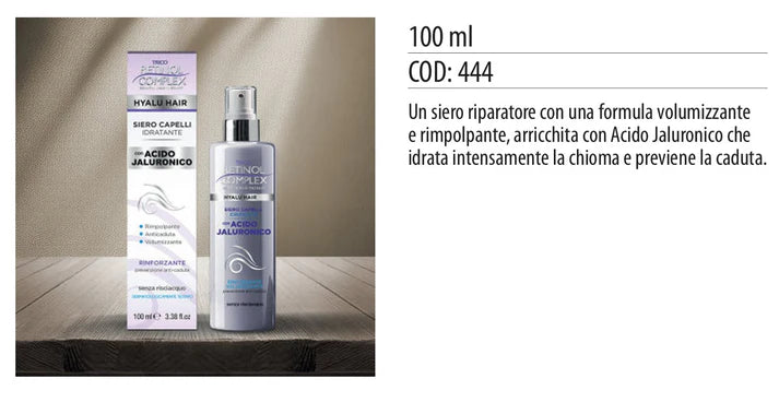 SIERO SPRAY CAPELLI CON ACIDO JALURONICO 100ml