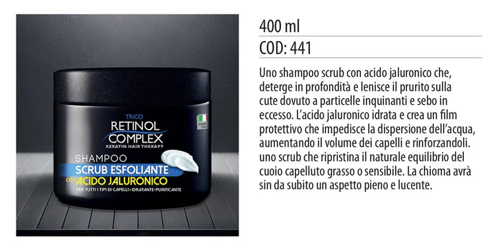 Shampoo Scrub esfoliante 400ml