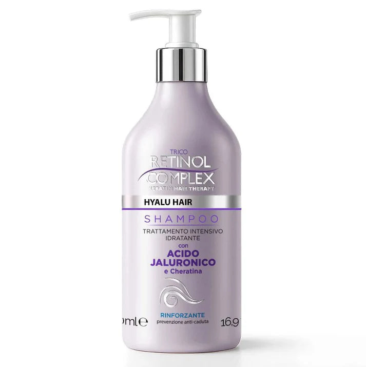 SHAMPOO CON ACIDO JALURONICO E CHERATINA 500ml