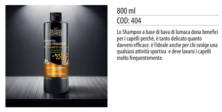 Shampoo bava di lumaca 800 ml