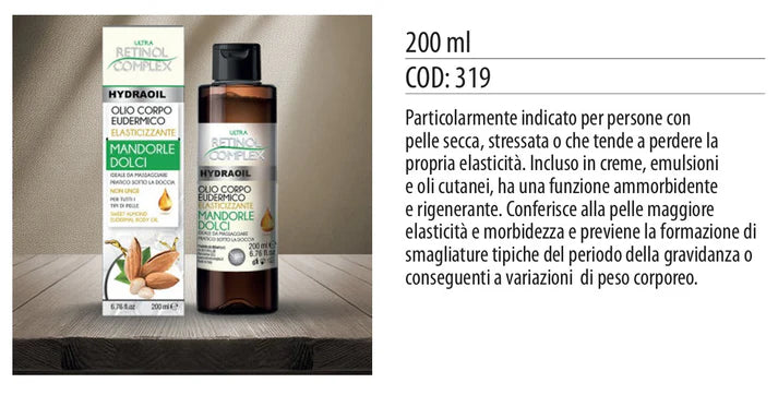 OLIO CORPO EUDERMICO MANDORLE DOLCI 200ml