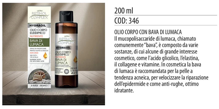 OLIO CORPO EUDERMICO BAVA DI LUMACA 200ml
