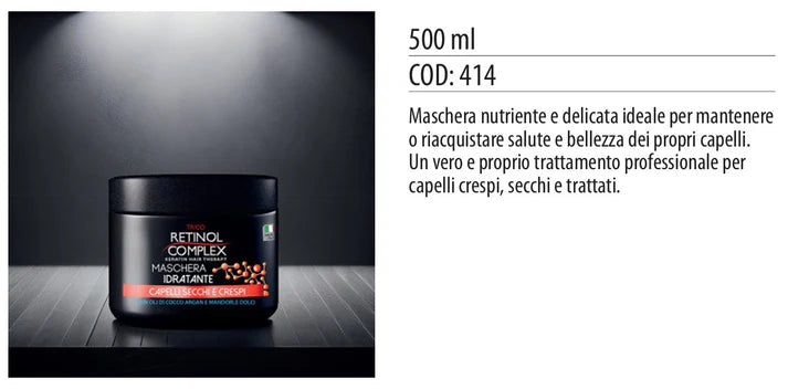Maschera Capelli  idratante 500ml