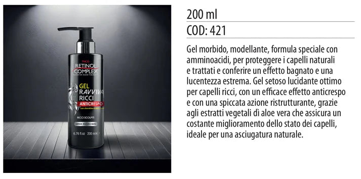 GEL RAVVIVA RICCI ANTICRESPO 200ml