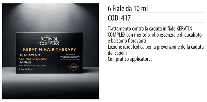 TRATTAMENTO IN FIALE CONTRO LA CADUTA 6 Fiale 10ml