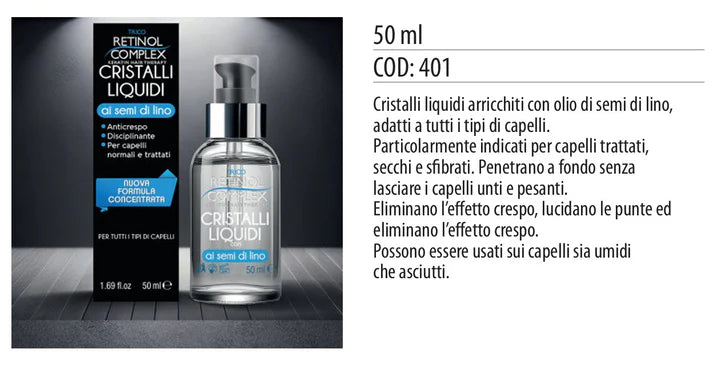 CRISTALLI LIQUIDI AI SEMI DI LINO 50ml