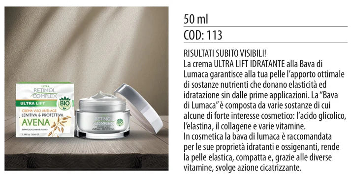CREMA VISO LENITIVA BIO AVENA 50ml