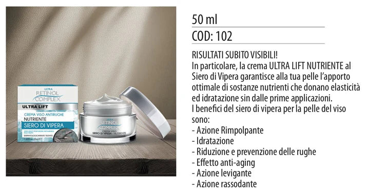 CREMA VISO AL SIERO DI VIPERA 50ml