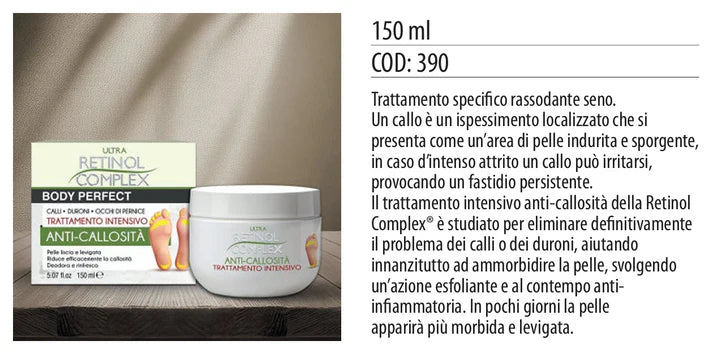 TRATTAMENTO PIEDI ANTICALLOSITA’ 150ML