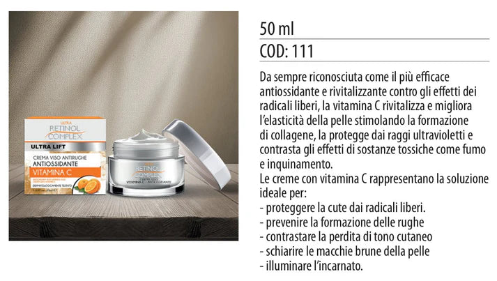 CREMA VISO ALLA VITAMINA C 50ml