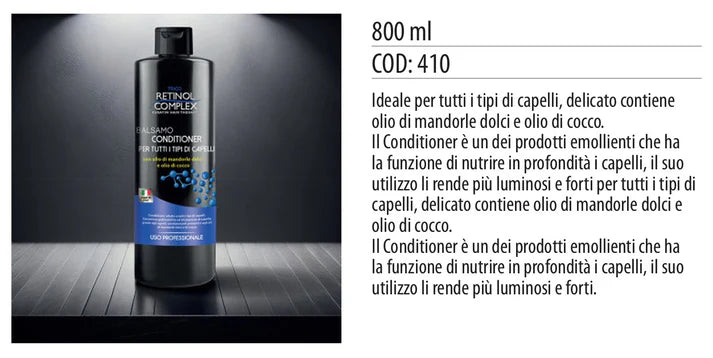 Balsamo Conditioner per tutti i tipi di capelli