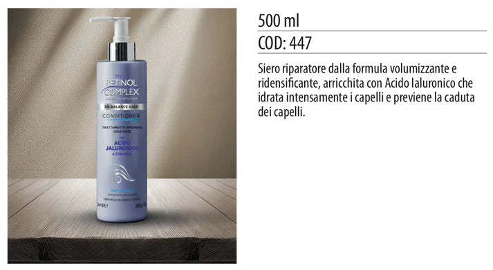CONDITIONER CON ACIDO JALURONICO E CHERATINA 500ml