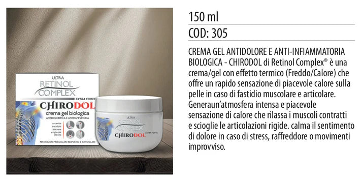 CREMA MASSAGGIO CHIRODOL EXTRA FORTE 150ml