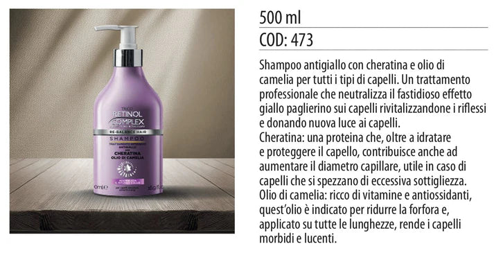 SHAMPOO ANTIGIALLO 500ml