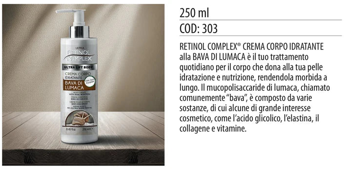 CREMA CORPO ALLA BAVA DI LUMACA 250ml