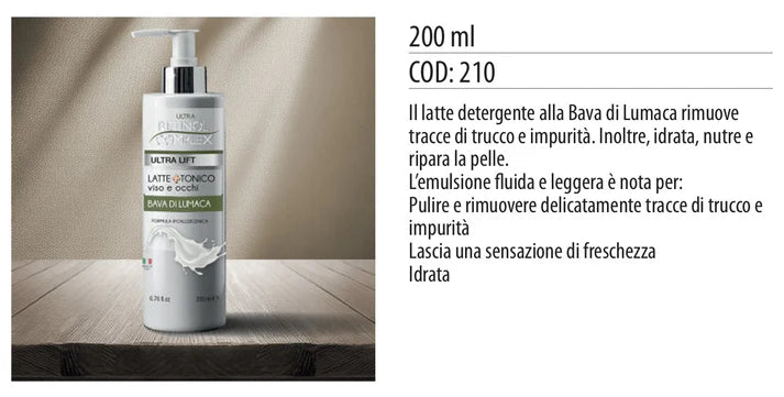 LATTE TONICO ALLA BAVA DI LUMACA 200ml