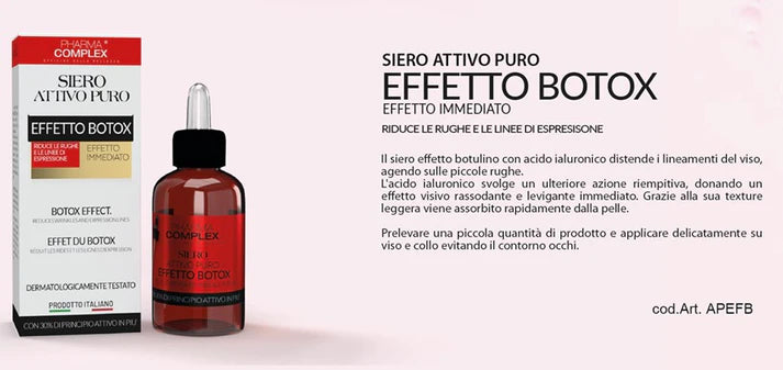 SIERO VISO ATTIVI PURI EFFETTO BOTOX 30ML