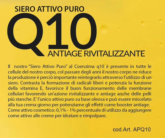 SIERO VISO ATTIVI PURI COENZIMA Q10 30ML