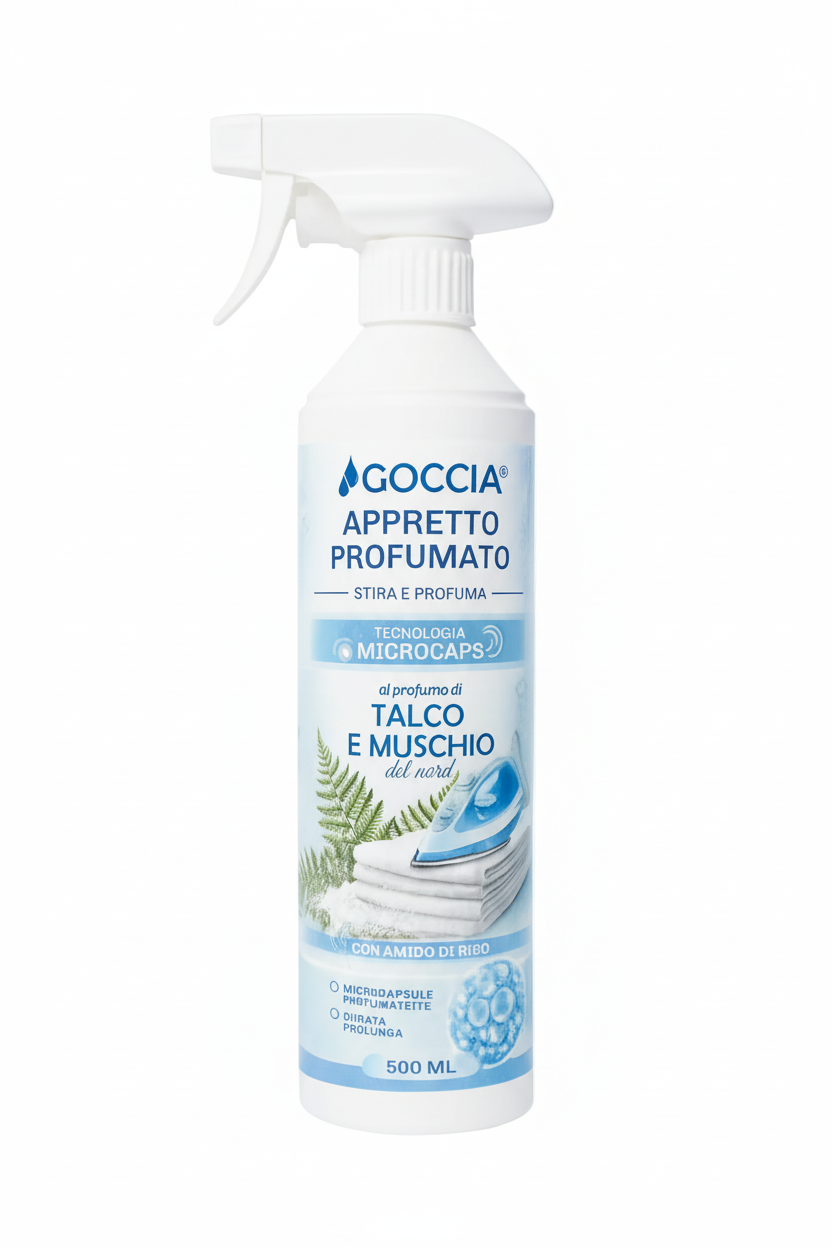 Appretto profumato - talco e muschio
