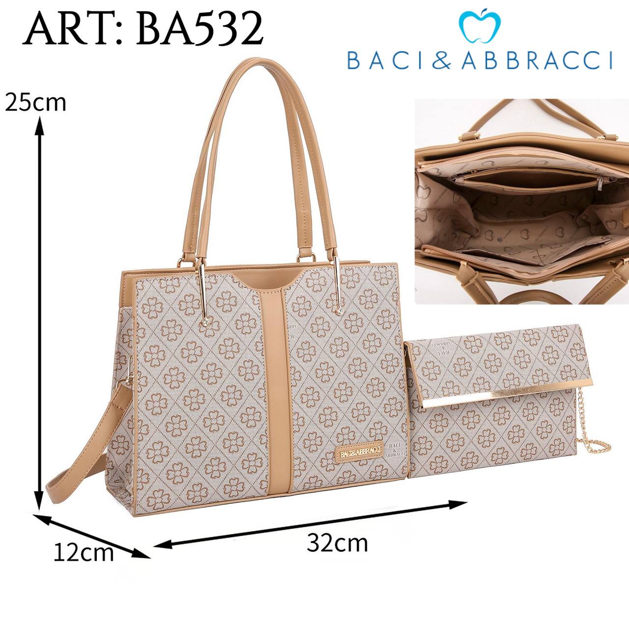 Set da 2 pezzi Baci&Abbracci borse